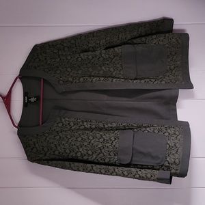 Alfani Women's Medium beautiful Lace blouse with two front pockets.